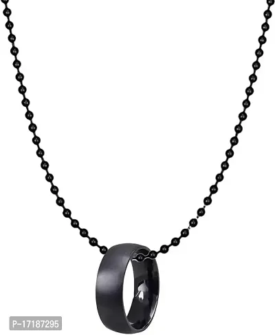 COLOUR OUR DREAMS Men's Jewellery Fusion Ring Pendant with Ball Chain For Boys and Men PD1000873-thumb3