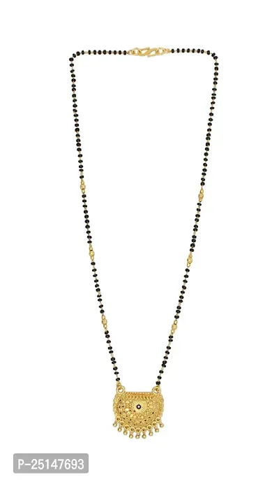 Gold Plated 18-inch short Mangalsutra for Women-thumb4