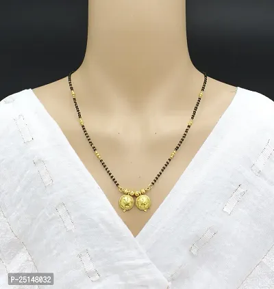 Gold Plated 18-inch short Mangalsutra for Women