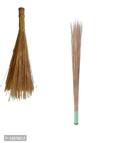 Useful bamboo Broom Stick Set Of 2-thumb0