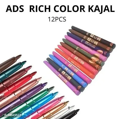 High - Coverange Ads Waterproof Excellent Multicolor Kajal Pack Of 35-thumb0