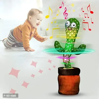 Dancing Cactus Talking Toy, Cactus Plush Toy (Cactus Toy) (Pack Of 1)