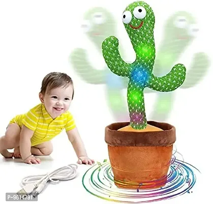 Dancing Cactus Talking Toy, Cactus Plush Toy (Cactus Toy) (Pack Of 1)