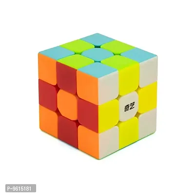 3X3X3 Speed Cube High Staybility Sticker Less Smooth Swing For Faster Movement (1 Pieces)