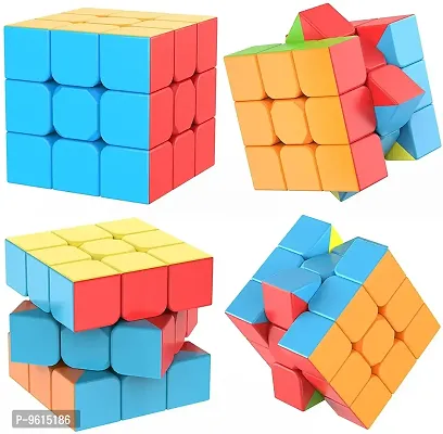High Speed Stickerless 3X3 Magic Cube Puzzle Game Toy&nbsp;&nbsp;(1 Pieces)-thumb0