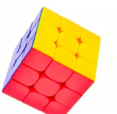 3X3 Rubik Cube High Speed Stickerless Magic Pyramid Cube Brain Storming Puzzle Learning Educational Kids Toy Soft Twist Pyraminx Cube (1 Pieces)