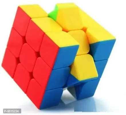 3X3X3 Speed Cube High Staybility Sticker Less Smooth Swing For Faster Movement (1 Pieces)-thumb0