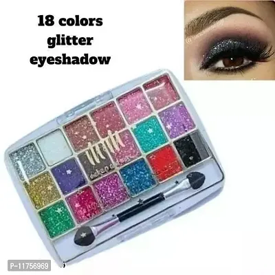 Trendy Professional Eyeshadow With 18 Colors For Women Pack Of 1