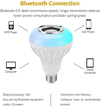 BLUETOOTH MUSICAL LED LIGHT SPEAKER COLOURFUL MUSIC PLAYER WITH REMOTE CONTROL SMART BULB (PACK OF 1)-thumb1