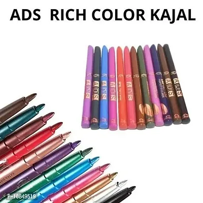 High - Coverange Ads Waterproof Excellent Multicolor Kajal Pack Of 27