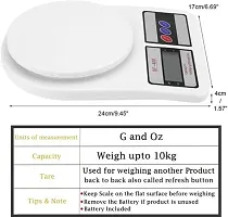 Trendy 1 Gm To 10 Kg Portable Multipurpose Round Plate Kitchen Weighing Scale-thumb1