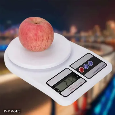 Trendy Kitchen Scale Multipurpose Portable Electronic Digital Weighing Scale - Weight Machine With Back Light Lcd Display-thumb0