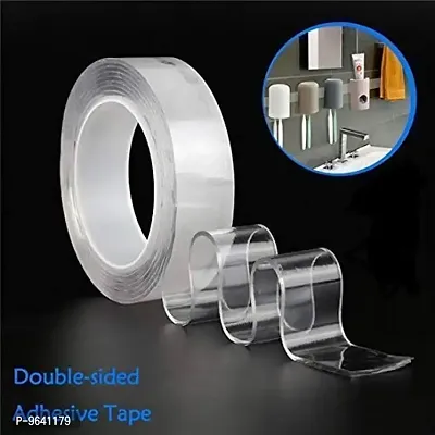 DOUBLE SIDED SILICON IVY MAGIC REUSABLE  WASHABLE WATERPRROF FOR HEAVY DUTY MULTIPURPOSE MOUNTING ADHESIVE TAPE 30MM  2MM THICKNESS  pack of 1