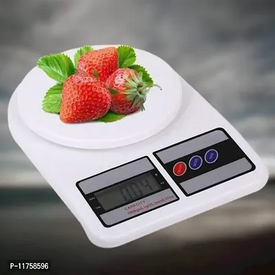 Trendy 1 Gm To 10 Kg Portable Multipurpose Round Plate Kitchen Weighing Scale