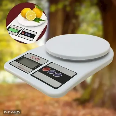 Trendy 1 Gm To 10 Kg Portable Multipurpose Round Plate Kitchen Weighing Scale