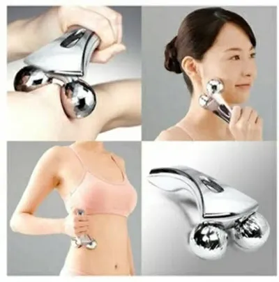 Face Body Roller Massager, 3D Roller Face Massager Y-Shape Face Lift Tool Firming Beauty Massager