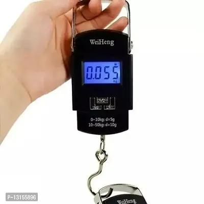 Electronic Portable Fishing Hook Type Digital Led Screen Luggage Weighing Scale, 50 Kg Pack Of 1