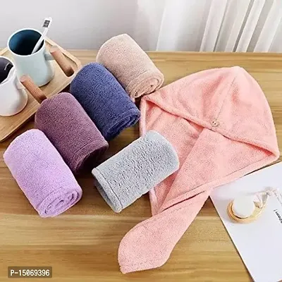 Cotton Hair Towel (MULTICOLOR) Pack Of 1