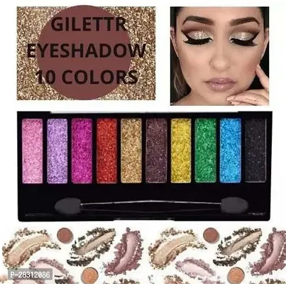 10 Color Glitter Pocket Eyeshadow Palette