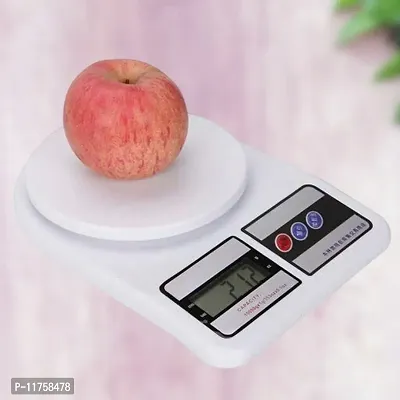 Trendy 1 Gm To 10 Kg Portable Multipurpose Round Plate Kitchen Weighing Scale-thumb0