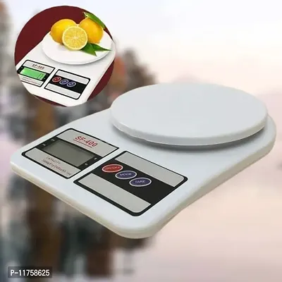 Trendy 1 Gm To 10 Kg Portable Multipurpose Round Plate Kitchen Weighing Scale-thumb0