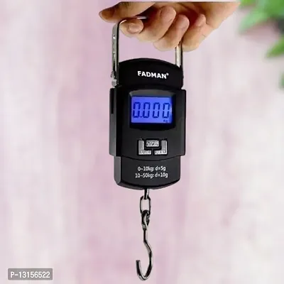 Electronic Portable Fishing Hook Type Digital Led Screen Luggage Weighing Scale- 50 Kg / 110 LB Pack Of 1