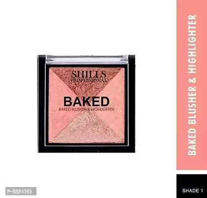 4 Shade Highly Pigmented - Illuminator Face Highlighter - Blusher Palette, Random Shade Pack Of 1-thumb0