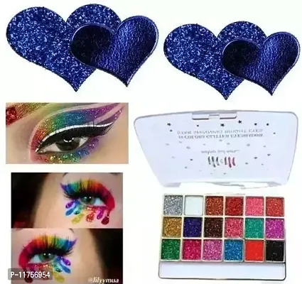 Trendy 18 Color Glitter Eyeshadow Pack Of 1-thumb0