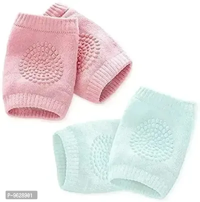 Multicolor Baby Knee Pads (Knee socks) (Random Color   pack of 2)-thumb0