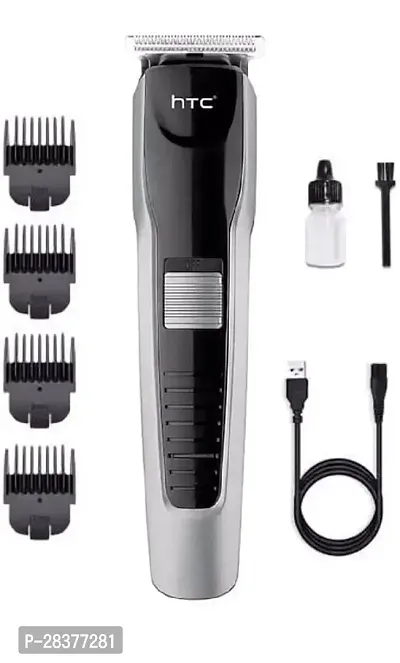 Electric AT-538 Rechargeable Beard And Grooming Trimmer For Men And Women Fully Waterproof Trimmer 45 min Runtime 4 Length Settings (Multicolor)-thumb0