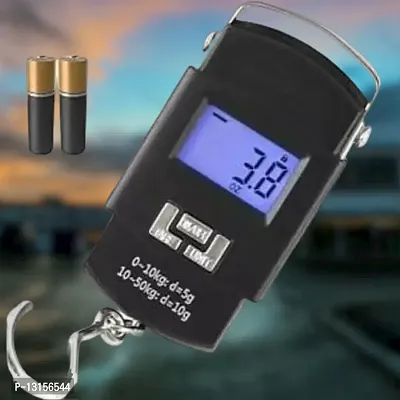 Electronic Portable Fishing Hook Type Digital LED Screen Luggage