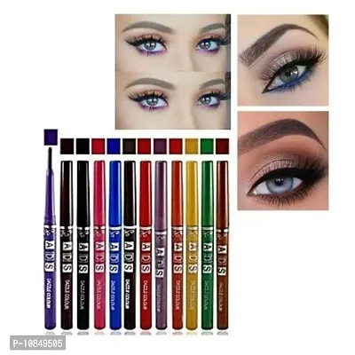 High - Coverange Ads Waterproof Excellent Multicolor Kajal Pack Of 13