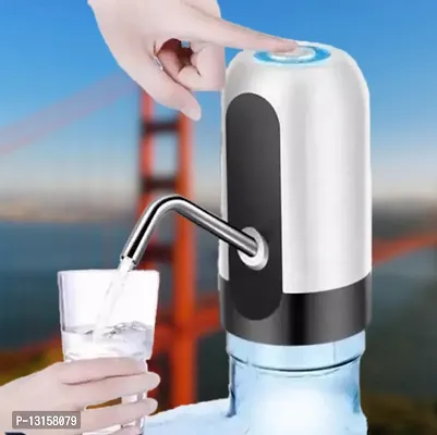 Automatic Wireless Water Can Dispenser Pump for 20 Litre Bottle C an, with 2 silicone pipe Water Dispenser Pump Pack Of 1-thumb0