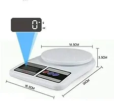 Trendy Kitchen Scale Multipurpose Portable Electronic Digital Weighing Scale - Weight Machine With Back Light Lcd Display-thumb3