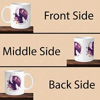 Premium 330ml Ceramic White Coffee Mug - space- Single  Pack-thumb3