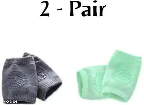 Baby Anti Slip Knee Pads for Crawling  Unisex Clothing Accessories Toddler Leg Warmer Safety Protective Cover Toddlers Socks Children Short KneePads (Random Color   pack of 2)