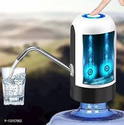 Water Bottle Pump Heavy Duty USB Charging Automatic Water Drinking Dispenser Portable Electric Water Bottle Pack Of 1-thumb0