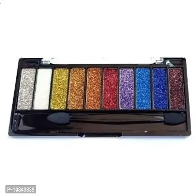 10 Color Glitter Eyeshadow Palette Glitter Eyeshadow Palette Glitter Powder Eyeshadow Palette Color Glitter  Multicolor Shimmery Finish