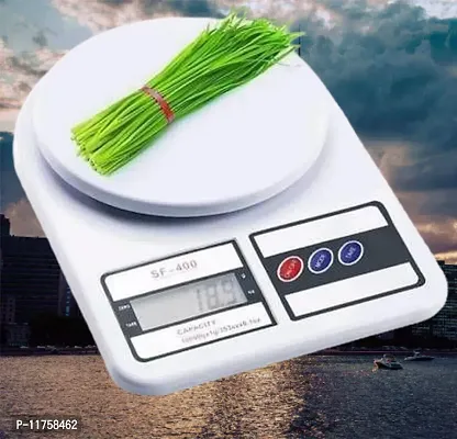Trendy 1 Gm To 10 Kg Portable Multipurpose Round Plate Kitchen Weighing Scale-thumb0