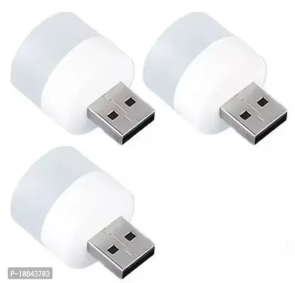 Usb Mini Led Night Light Cool White Usb-Pack Of 3 Led Light&nbsp;