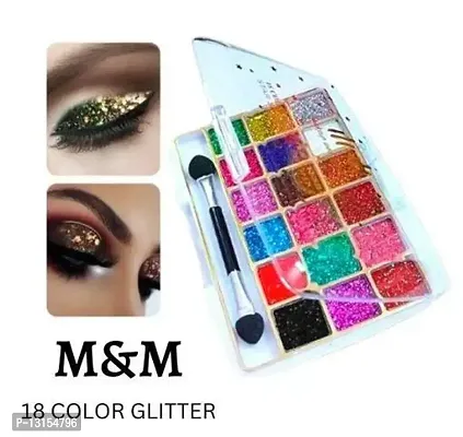 18 Colour Glitter Eyeshadow Pack Of 1