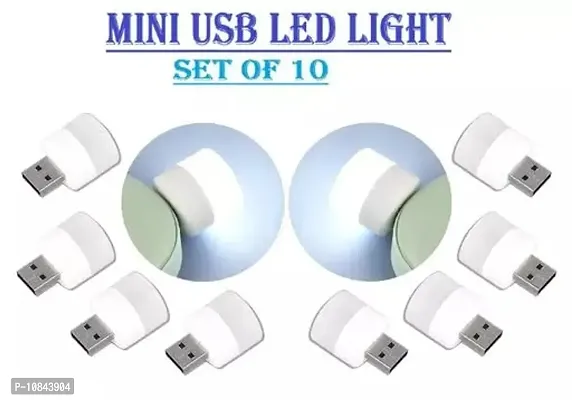 Usb Mini Bulb Light With Connect All Mobile Wall Charger 8 Led Light&nbsp;-thumb0