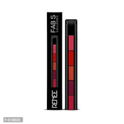 nbsp;5 IN 1 LIPSTICK DIFFERENT FIVE SHADE EASY TO USE Multi Colornbsp;Pack Of 1 (Random Shades)