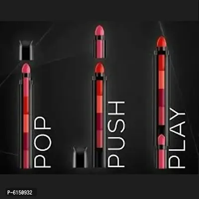 &nbsp;5 IN 1 LIPSTICK DIFFERENT FIVE SHADE EASY TO USE Multi Color&nbsp;Pack Of 1 (Random Shades)