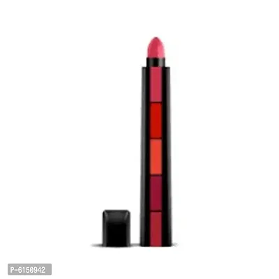 &nbsp;5 IN 1 LIPSTICK DIFFERENT FIVE SHADE EASY TO USE Multi Color&nbsp;Pack Of 1 (Random Shades)
