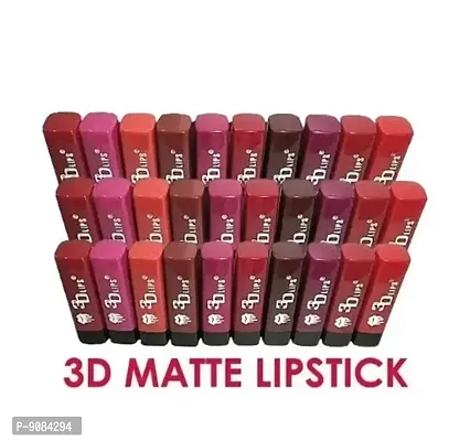3D Matte Lipstick Pack Of 30