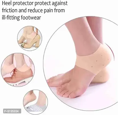 Strong Heel Socks for Cracked Feet| Heel Protector for Women| Heel Anti Crack Set for Women| Heel Cushion for Heel Pain|Anti Crack Heel Socks|Anti Crack Silicone Socks|Pain Relief Soc