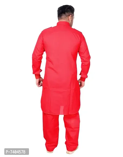 Syrox EID Special Men's Cotton Pathani Suit | Cotton Blend Material | Ethnic Wear/for Men/Boys-thumb5