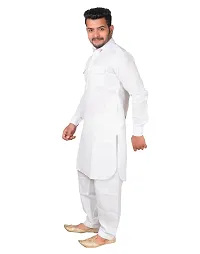 Syrox EID Special Men's Cotton Pathani Suit | Cotton Blend Material | Ethnic Wear/for Men/Boys-thumb1