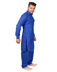 Syrox Diwali Special Men's Cotton Pathani Suit | Cotton Blend Material | Ethnic Wear/for Men/Boys-thumb2